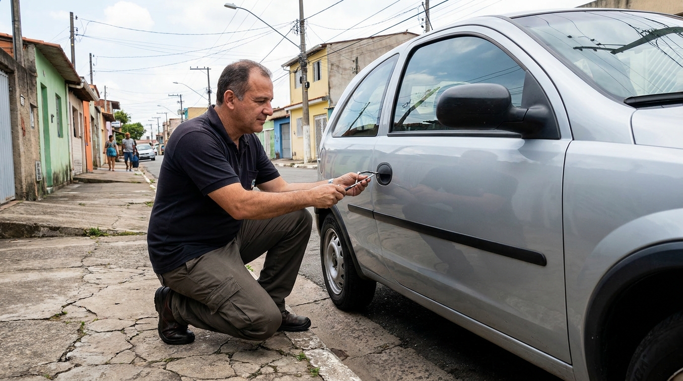 Abertura de carro sem danos por chaveiro no Cangulo, Duque de Caxias‑RJ