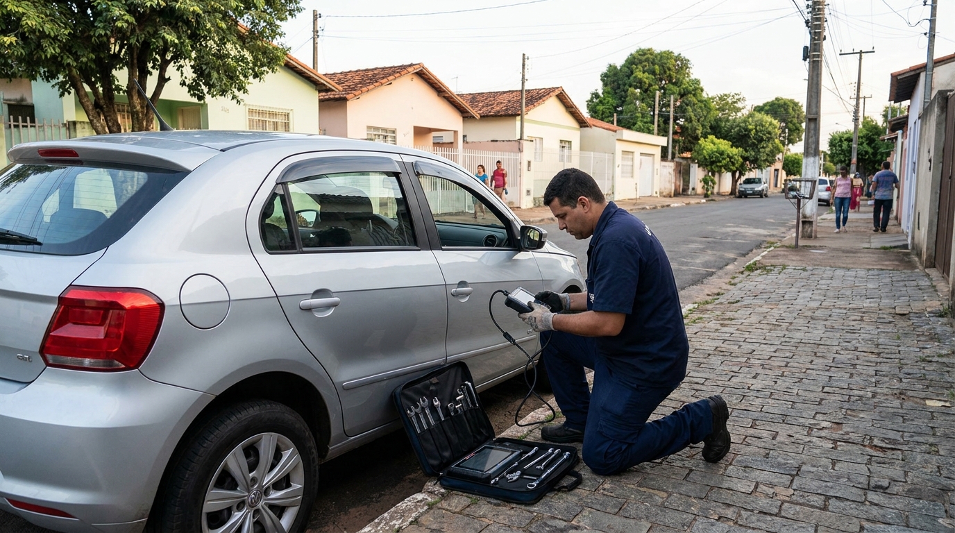 Programação de Chave Codificada no Cangulo, Duque de Caxias‑RJ
